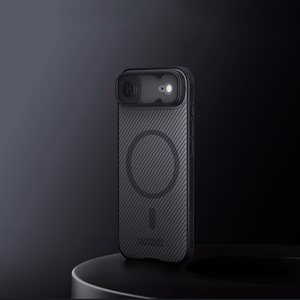 "Nillkin CamShield Pro MagSafe" suderinamas dėklas "iPhone 17 Air" - skaidrus, juodas