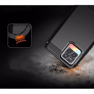 Karbono dėklas REALME 8 - juodas