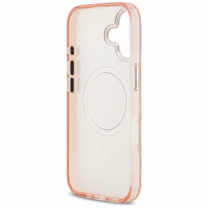 Karl Lagerfeld IML Aquarelle Choupette & Logo MagSafe case for iPhone 17 pink
