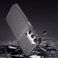 Thunder Case dėklas Samsung Galaxy A24 4G silikoninis šarvuotas dėklas juodas