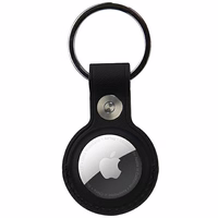 Audi Sintetinės odos AirTag dėklas - juodas