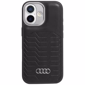 Audi GT sintetinė oda MagSafe dėklas telefonui iPhone 17 - juodas