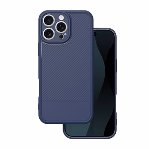 Simple Carbon dėklas telefonui iPhone 17 Pro Max 6,9" mėlynas