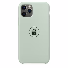 Dėklas "Silicone Case" skirtas iPhone 11 Pro / Beryl / su įpakavimu
