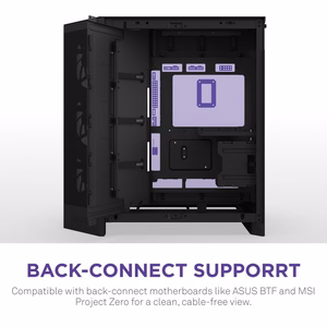 NZXT H9 Flow RGB+ „Midi Tower“ Juoda