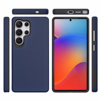 Dėklas Perfectionists Triangle Case Samsung S928 S24 Ultra tamsiai mėlynas