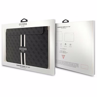 Guess 4G Printed Stripes 14" nešiojamojo kompiuterio dėklas - juodas