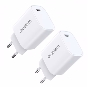 Įkroviklis Choetech Q5004 baltas (USB-C / 20W) (2 vnt.)