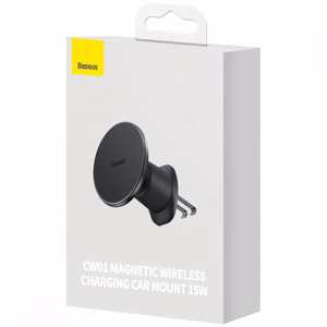Automobilinis laikiklis-įkroviklis Baseus CW01 MagSafe 15W juodas C40141001111-00