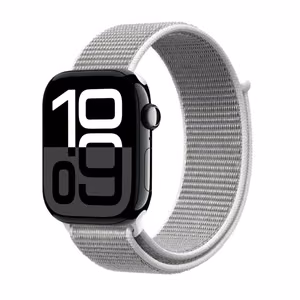 Crong Nylon sportinis Apple Watch dirželis, 44/45/46/49 mm, sidabriškai pilkas