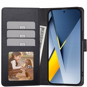 "Tech-Protect" piniginės dėklas, skirtas "Xiaomi Poco F8 Ultra" - Juodas