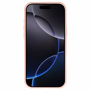 Silikoninis Lite dėklas Iphone 16 Pro persikų