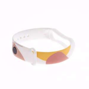 Dirželis Moro juosta Xiaomi Mi Band 3 / 4 silikoninis dirželis laikrodžio apyrankė raštas 7