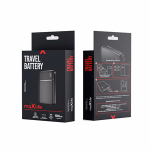 "Maxlife" maitinimo bankas MXPB-01 5000 mAh, juodas