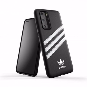 Adidas OR formuotas dėklas PU Huawei P40 - juodas ir baltas