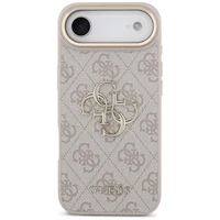 Guess 4G Charms Collection Magnetinis dėklas telefonui iPhone 17 Pro - rudas
