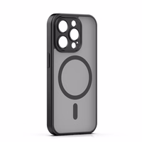 Mag Matt dėklas iPhone 15 Pro 6,1" juodas