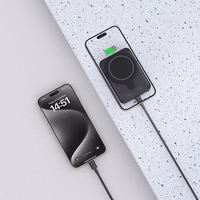 Tech-Protect LifeMag PB10 išorinė baterija su MagSafe 5000mAh 15W USB-C prievadas - juoda + USB-C kabelis