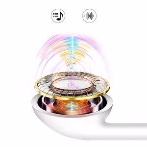 Dudao in-ear wired mini jack 3.5mm headset white (X10S white)