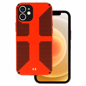 TEL PROTECT Grip dėklas telefonui Iphone 12 raudonas