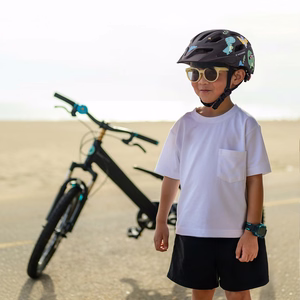Wozinsky Children's MTB Bike Helmet with Detachable Visor XS - Black