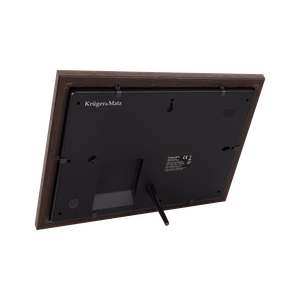 Kruger&Matz FRAMEO Wi-Fi 10,1 colio skaitmeninis nuotraukų rėmelis mediniu rėmu