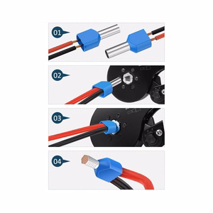 E6353 twin insulated wire ferrule set, 750 pcs.