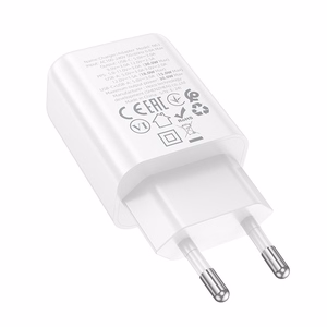 Įkroviklis Hoco N63 30W GaN USB-C/USB-A baltas