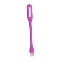 Mini LED Lamp Silicone USB Purple