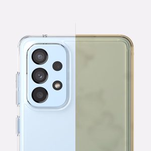 Ringke Fusion TPU dėklas su rėmeliu Samsung Galaxy A73 skaidrus