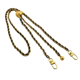 Telefono raištis G-14 juodas-auksinis