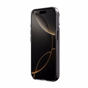 Crong Clear MAG Pro MagSafe dėklas, skirtas iPhone 15 Pro, juodas