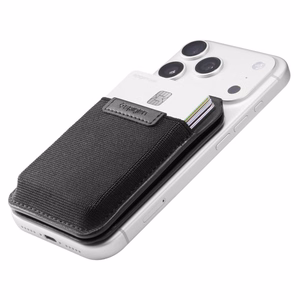 Spigen Slim Fold S314-4 magnetinis „MagSafe“ kortelių dėklas telefonui – juodas