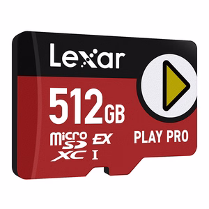 „Lexar PLAY Pro“ „microSD Express 7.1“ 512 GB atminties kortelė