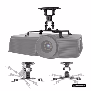 „Maclean“ projektoriaus lubinis laikiklis / pakaba, 54–320 mm, iki 13,5 kg, pasukamas 360 laipsnių kampu MC-200 B