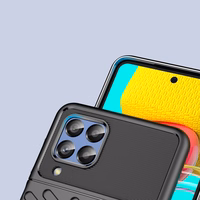 Thunder dėklas lankstus šarvuotas dangtelis Samsung Galaxy M53 5G juodas