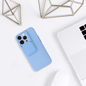 Camshield Soft dėklas telefonui Iphone 13 Pro šviesiai mėlynas