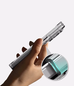 Ringke Fusion Flap Magnetic dėklas, skirtas Samsung Galaxy Z Fold 8, suderinamas su MagSafe – skaidrus