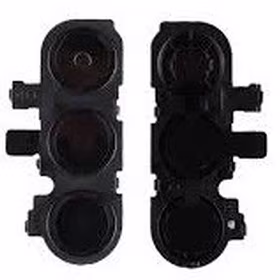 Samsung A165 A16 4G kameros stikliukas su rėmeliu Black (service pack)