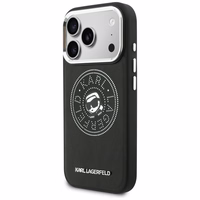 Karl Lagerfeld Point & Karl Sketch MagSafe Dėklas for iPhone 17 Pro Max - juodas