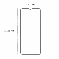 Grūdintas stiklas 2,5D Xiaomi Redmi 13C 4G / 5G
