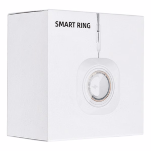 Smart Ring R11M - išmanusis žiedas iš plieno su įkrovimo stotele dydis 8 (18,1mm) juodas