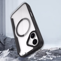 Dux Ducis Skin X Pro iPhone 17 dėklas su pinigine, suderinamas su MagSafe - juodas