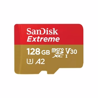 SanDisk Extreme 128 GB MicroSDXC UHS-I Klasės 10 + adapteris