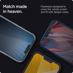 Spigen Glas.tR Slim Privacy Apsauginis stiklas skirtas iPhone 13 / 13 Pro / 14 / 16e