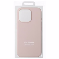 Dėklas "TM MagSafe Silicone" iPhone 15 Pro Max / Šviesiai rožinis /