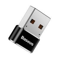 Adapteris Baseus Type-C to USB-A juodas CAAOTG-01