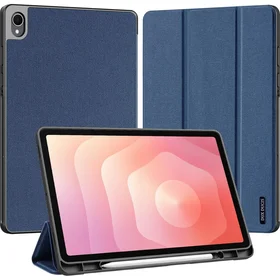 Dėklas Dux Ducis Domo Samsung X730/X730 Tab S11 tamsiai mėlynas