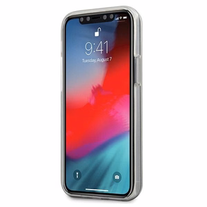 US Polo USHCP12STPUHRWH Shiny Big Logo dėklas, skirtas iPhone 12 mini 5.4", baltas