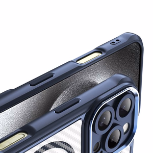 Leading Series MagSafe Silikoninis dėklas telefonui iPhone 16 Pro - mėlynas